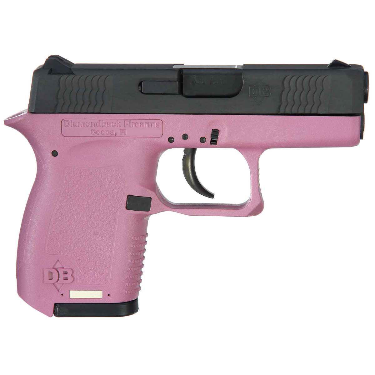 Diamondback DB380 380 Auto (ACP) 2.8in Pink & Black Pistol - 6+1 Rounds Diamondback DB380 380 Auto (ACP) 2.8in Pink & Black Pistol - 6+1 Rounds