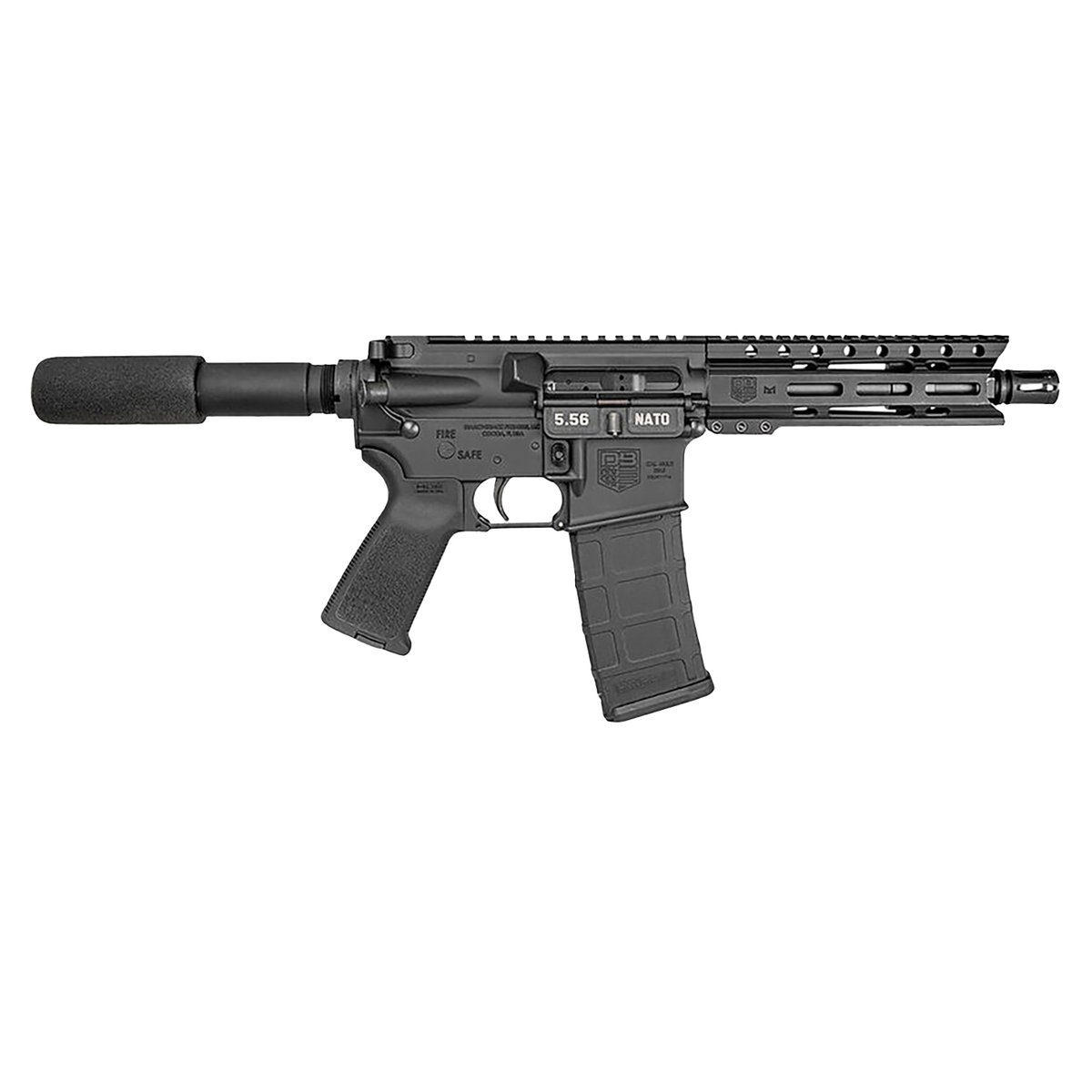 Diamondback Firearms 5.56mm NATO/300 AAC Blackout 7in Black Nitride Modern Sporting Pistol - 30+1 Rounds Diamondback Firearms 5.56mm NATO/300 AAC Blackout 7in Black Nitride Modern Sporting Pistol - 30+1 Rounds