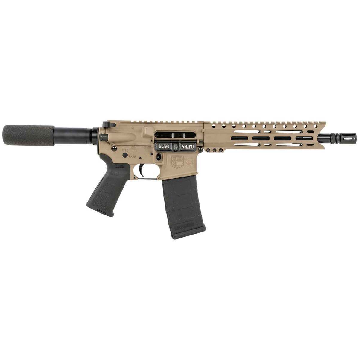 Diamondback Firearms Carbon DB15 5.56mm NATO 10in FDE Cerakote Modern Sporting Pistol - 30+1 Rounds Diamondback Firearms Carbon DB15 5.56mm NATO 10in FDE Cerakote Modern Sporting Pistol - 30+1 Rounds