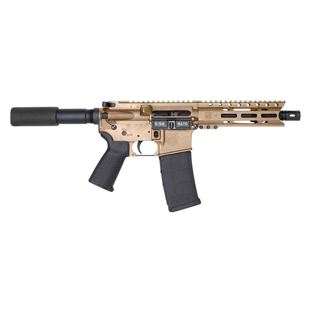 Diamondback Firearms DB15 5.56mm NATO 7in Flat Dark Earth Modern Sporting Pistol - 30+1 Rounds Diamondback Firearms DB15 5.56mm NATO 7in Flat Dark Earth Modern Sporting Pistol - 30+1 Rounds