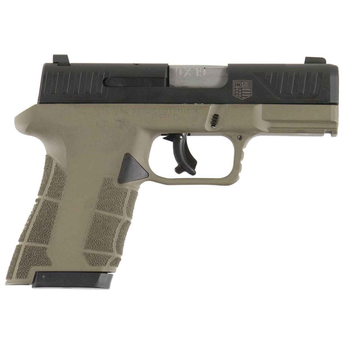 Diamondback 9mm Luger 3.5in Flat Dark Earth Pistol - 15+1 Rounds Diamondback 9mm Luger 3.5in Flat Dark Earth Pistol - 15+1 Rounds