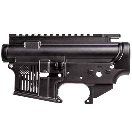 F1 Firearms Skeletonized FDR-15 Black Flag Rifle Receiver Set