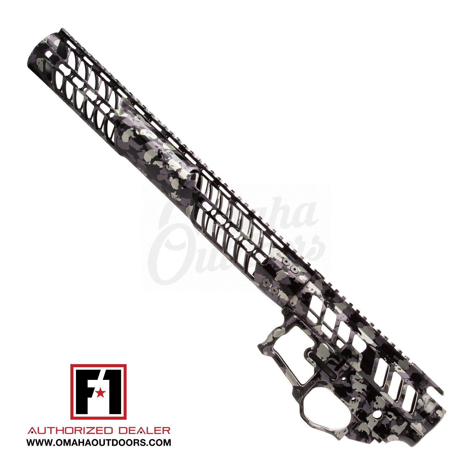 f1f-220-0750-carbon-camo-builder-set F1 Firearms BDR-15 3G Chassis Carbon Camo Receiver Set AR-15 ...