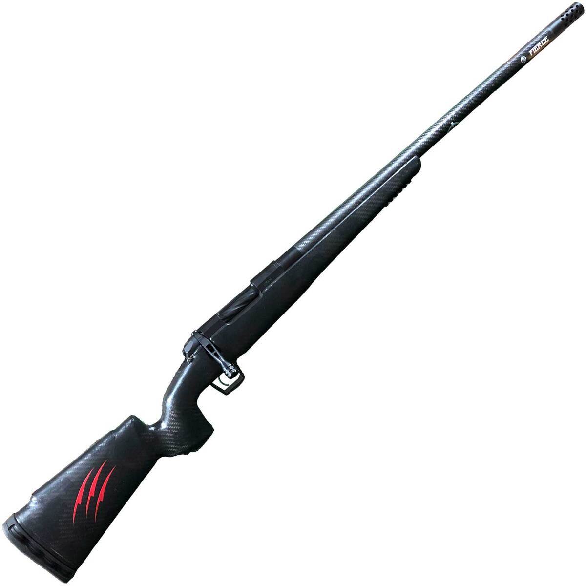 Fierce Firearms Carbon Rival Black Cerakote Blackout Bolt Action Rifle - 6.5 PRC Fierce Firearms Carbon Rival Black Cerakote Blackout Bolt Action Rifle - 6.5 PRC