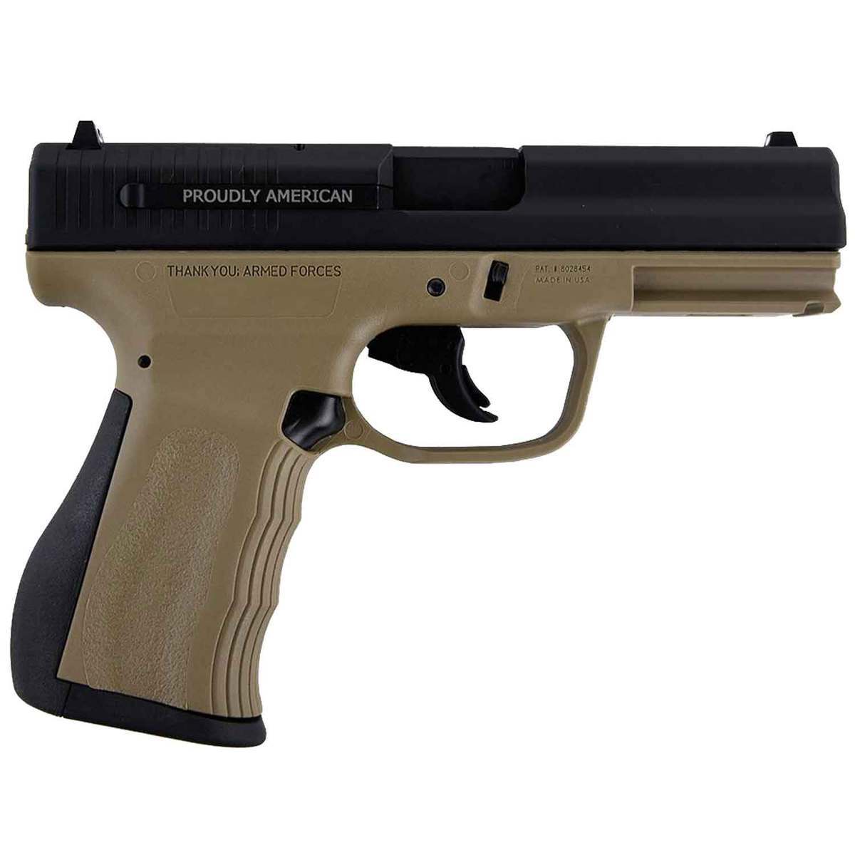 FMK Firearms 9C1 G2 9mm Luger 4in Black/Dark Earth Pistol - 10+1 Rounds - California Compliant FMK Firearms 9C1 G2 9mm Luger 4in Black/Dark Earth Pistol - 10+1 Rounds - California Compliant