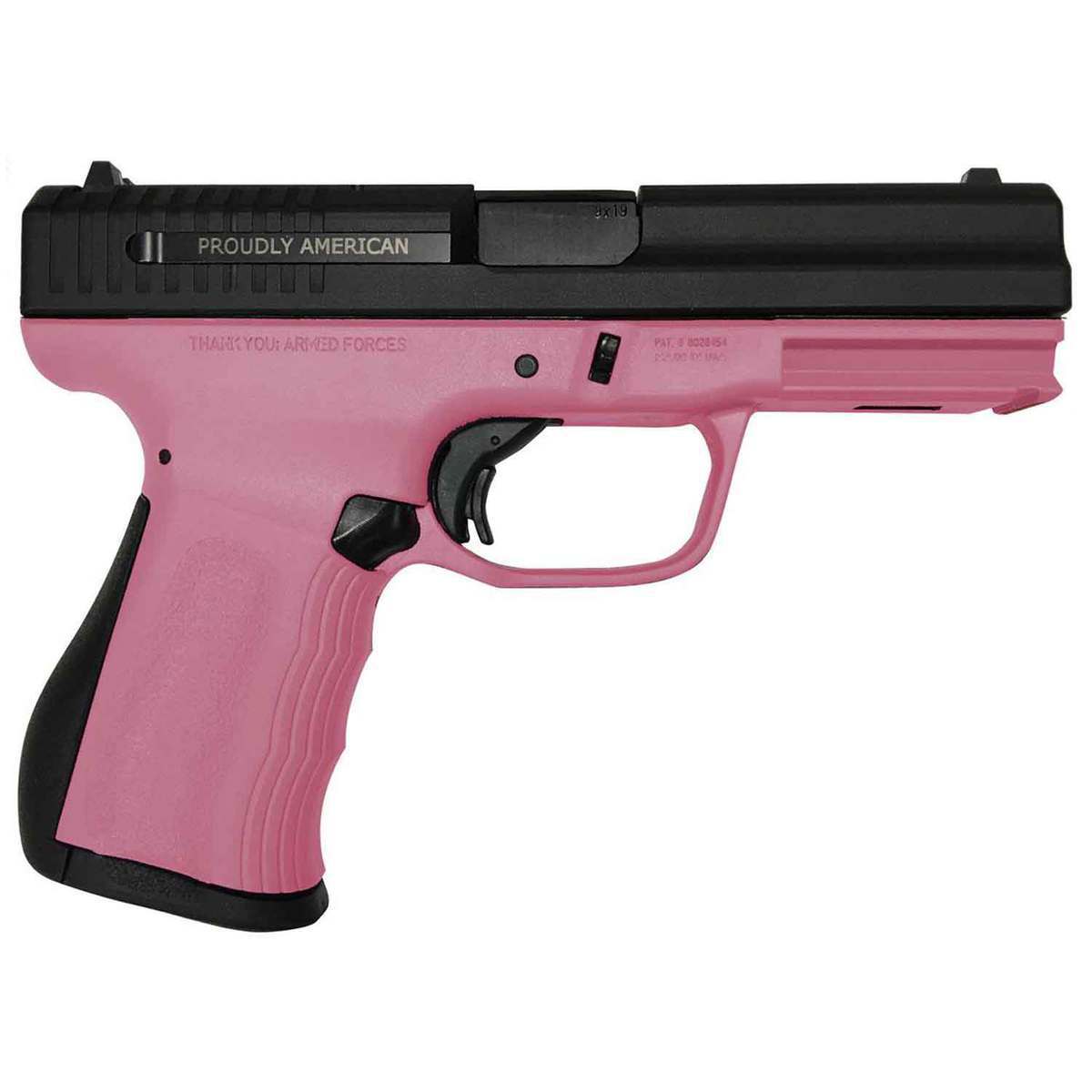 FMK Firearms 9C1 G2 9mm Luger 4in Black/Pink Pistol - 10+1 Rounds - California Compliant FMK Firearms 9C1 G2 9mm Luger 4in Black/Pink Pistol - 10+1 Rounds - California Compliant