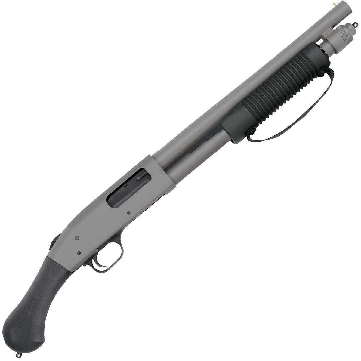 Mossberg 590 Shockwave JIC 12 Gauge 3in Stainless Pump Firearm - 14.38in Mossberg 590 Shockwave JIC 12 Gauge 3in Stainless Pump Firearm - 14.38in