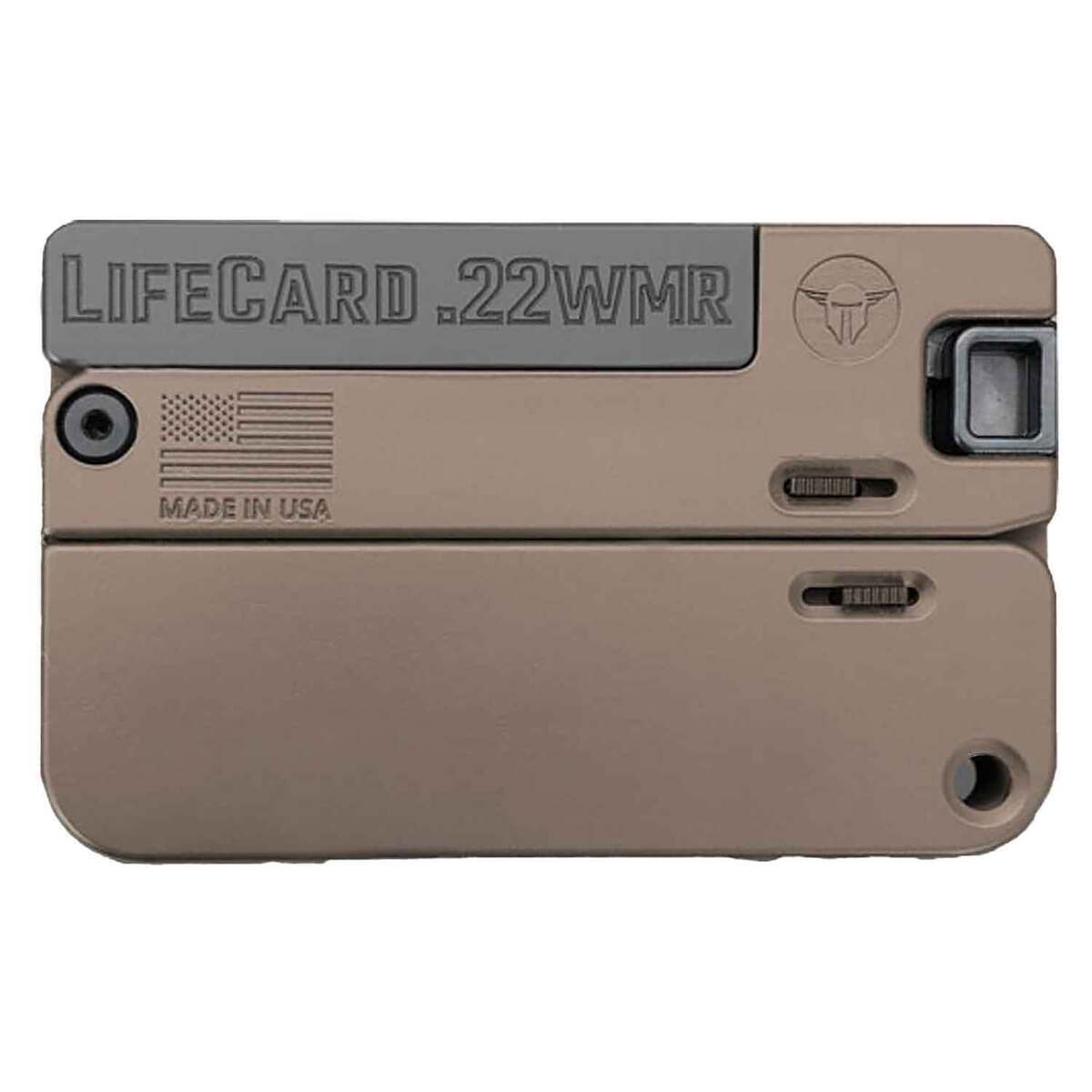 Trailblazer Firearms LifeCard 22 WMR (22 Mag) 2.5in Brown Aluminum Pistol - 1 Round Trailblazer Firearms LifeCard 22 WMR (22 Mag) 2.5in Brown Aluminum Pistol - 1 Round