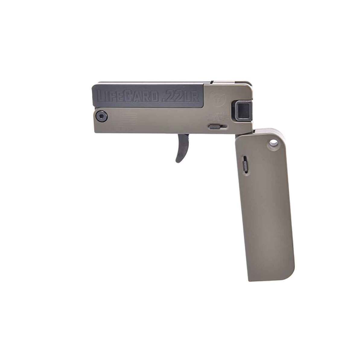 Trailblazer LifeCard 22 Long Rifle 2.5in OD Green Break Action Pistol - 1 Round Trailblazer LifeCard 22 Long Rifle 2.5in OD Green Break Action Pistol - 1 Round