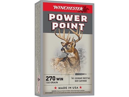 Winchester Power Point 270 Winchester Ammo 150 Grain Jack...