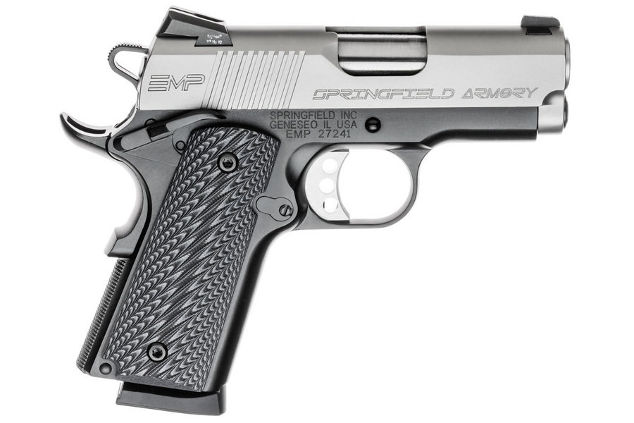 Springfield 1911 EMP 40 S&W Centerfire Pistol with G-10 Grips - Pistols - F1 Firearms