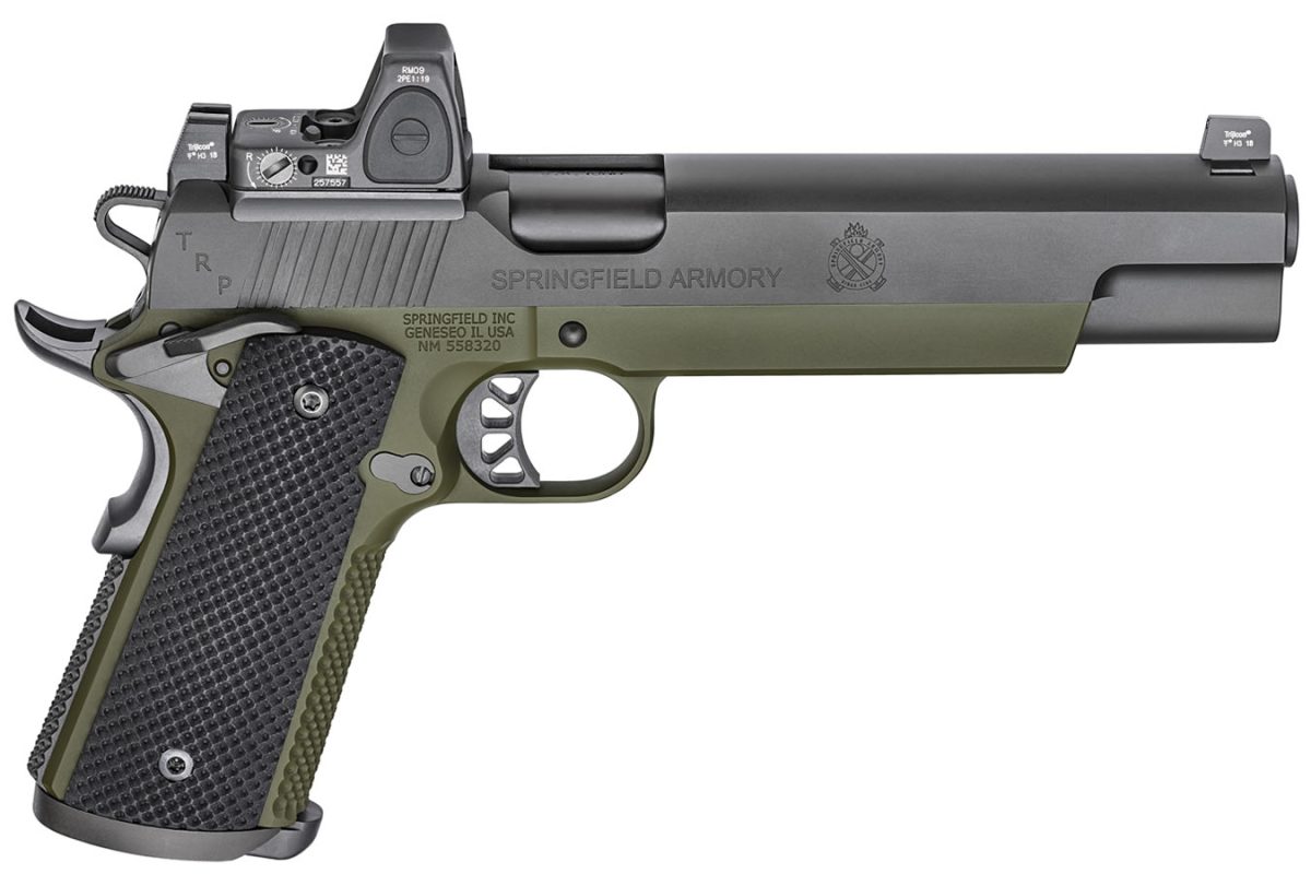 Springfield 1911 TRP 10mm Long Slide with Trijicon RMR Reflex Sight and Range Bag - Firearms - F1 Firearms