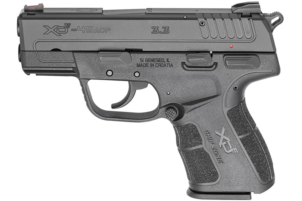 Springfield XD-E 45 ACP DA/SA Gear Up Package with 5 Magazines and Range Bag - Firearms - F1 Firearms