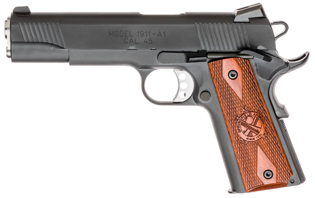 Springfield 1911 Loaded Parkerized 45 ACP Gear Up Package with 5 Magazines and Range Bag - Firearms - F1 Firearms