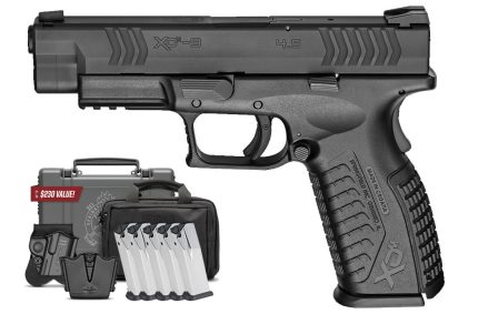 Springfield XDM 9mm 3.8 Full-Size Black Instant Gear Up Package with 5 Mags, Range Bag, Holster and Mag Pouch - Firearms - F1 Firearms