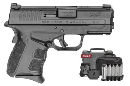 Springfield XDM 9mm 3.8 Full-Size Black Instant Gear Up Package with 5 Mags, Range Bag, Holster and Mag Pouch - Firearms - F1 Firearms