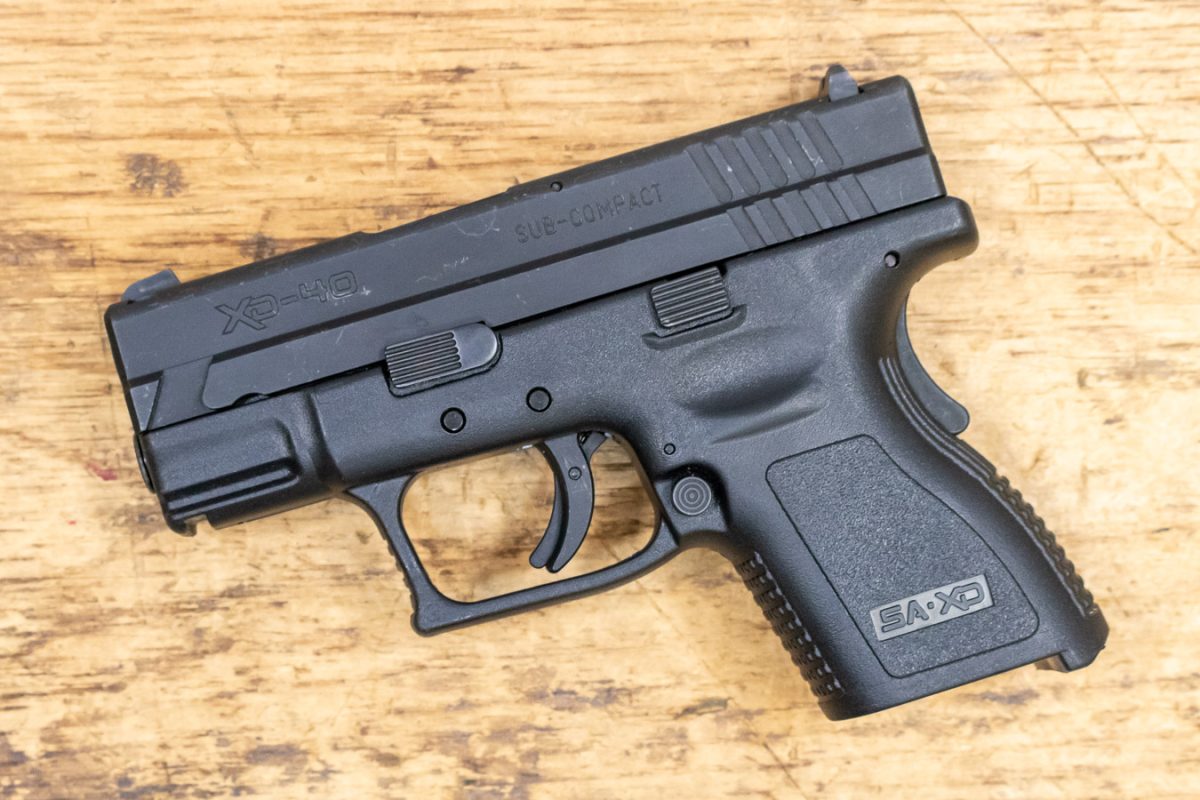 Springfield XD40 Sub-Compact 40 S&W Police Trade-in Pistol (No Magazine) - Pistols - F1 Firearms