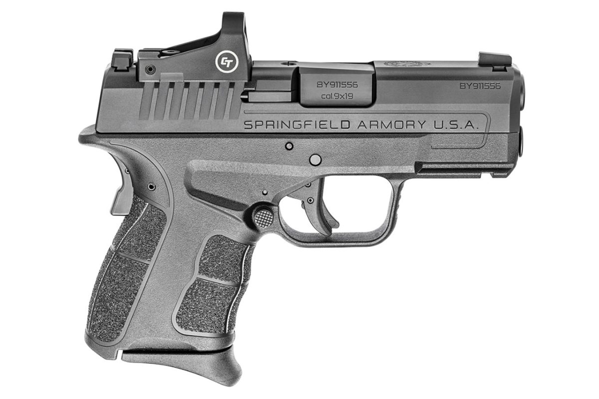 Springfield XDS Mod.2 OSP 3.3 9mm Black Single Stack Pistol w/ Crimson Trace CTS-1500 Red Dot - Pistols - F1 Firearms