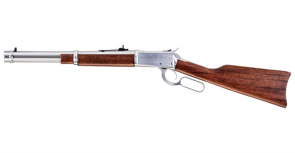 Rossi R92 44 Mag Lever-Action Carbine with Stainless Finish and Brazilian Hardwood Stock - Rifles - F1 Firearms