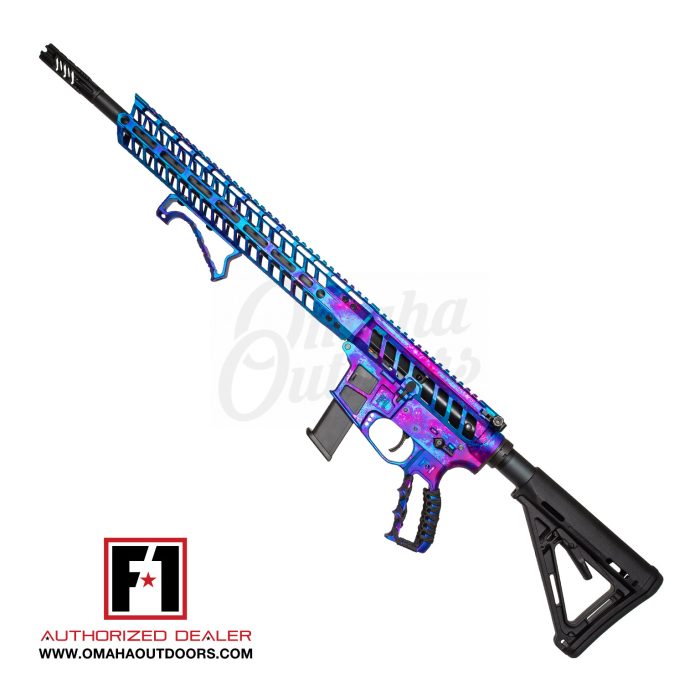 F1 Firearms UDP-9 Skeletonized Mermaid AR-9 Rifle 17 RD 9mm 16"