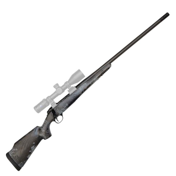 Fierce Firearms Carbon Rage Tungsten Gray Cerakote Bolt Action Rifle - 300 PRC - 24in