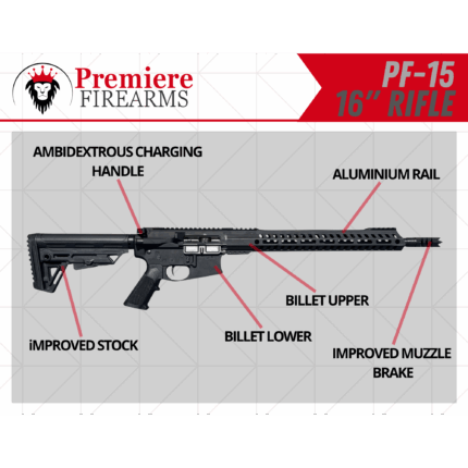 Diamondback Firearms DBX CF 5.7x28mm 8in Black Hard Coat Ano