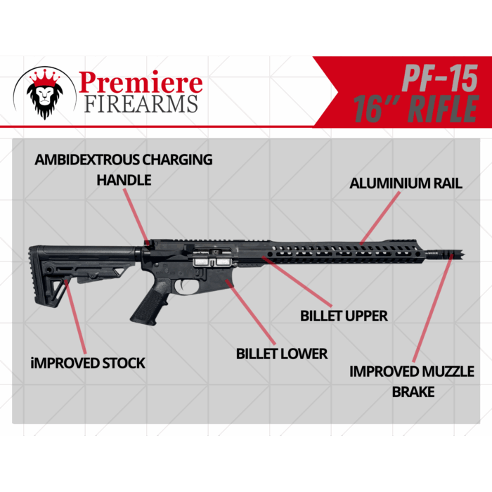 Diamondback Firearms DBX CF 5.7x28mm 8in Black Hard Coat Ano
