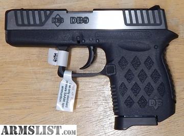 Diamondback DB9 9mm Luger 3in Stainless/Black Pistol - 6+1 R