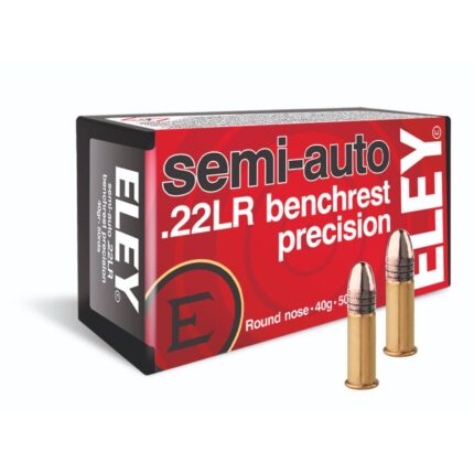 Eley Semi-Auto Benchrest Precision 22LR Ammo 40 Grain Rou...