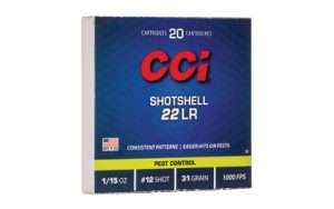 CCI Shotshell 22LR Ammo 31 Grain Lead Shot - 22lr