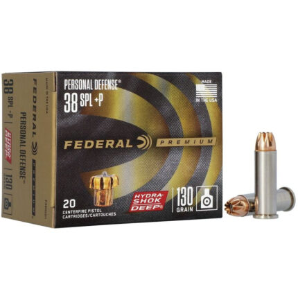 Federal Personal Defense Punch 38 Special +P Ammo 120 Gra...
