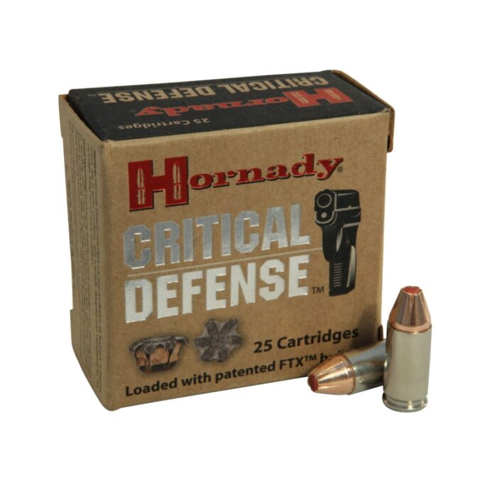 Hornady Critical Defense 9mm Luger Ammo 115 Grain Hornady... Hornady Critical Defense 9mm Luger Ammo 115 Grain Hornady...