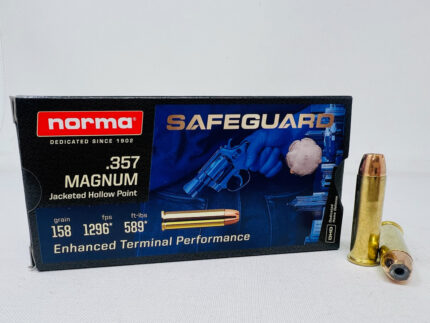 Norma Range & Training 357 Magnum Ammo 158 Grain Full Me
