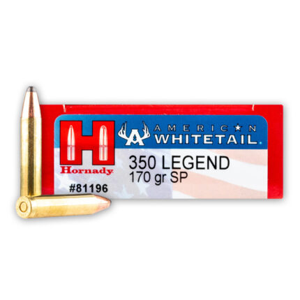 Hornady American Whitetail 350 Legend Ammo 170 Grain Horn...