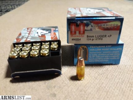 Hornady American Gunner 9mm Luger +P Ammo 124 Grain Horna...