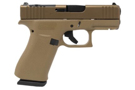 Glock 43X 9mm 10rd 3.41″ Pistol Black/Silver PVD PX435SL2...