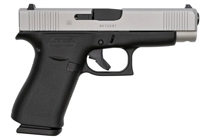 Glock 48 9mm 10rd 4.17″ Pistol Black/Silver PVD PA485SL20... Glock 48 9mm 10rd 4.17″ Pistol Black/Silver PVD PA485SL20...