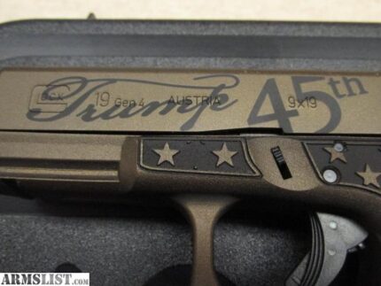 Glock G19 9mm Trump Edition Gen 4 US Made Handgun UG19502...
