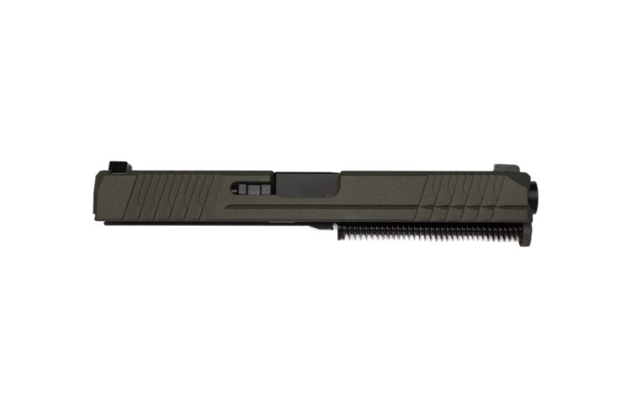 P80 Full Size Slide Assembly -PF940v2/PFS9 – OD Green - 9mm P80 Full Size Slide Assembly -PF940v2/PFS9 – OD Green - 9mm