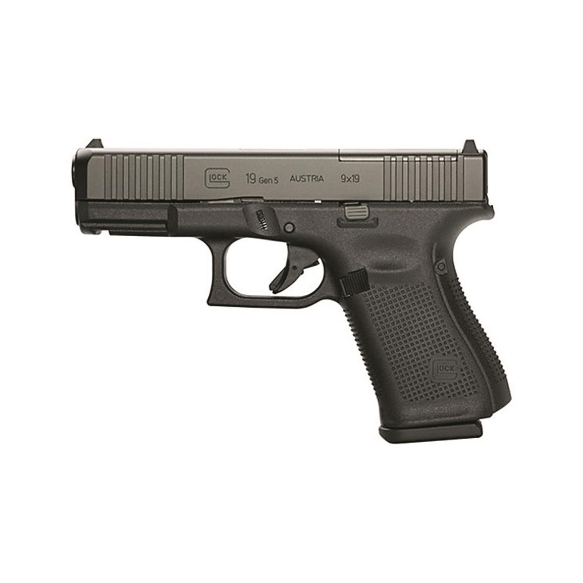 Glock 19 Gen 6 MOS 9mm 4.02" Barrel 15-Rounds - 9mm