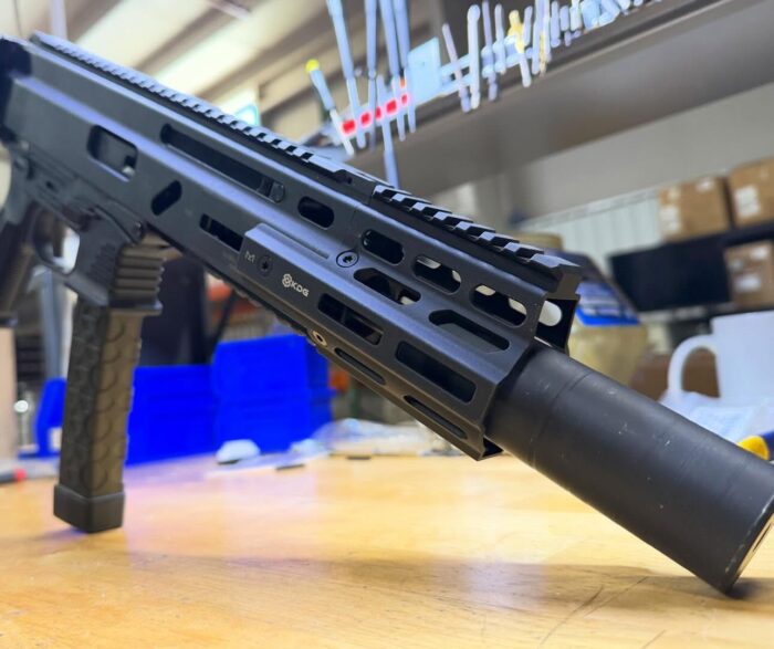 kdg-stribog-mlok-rail.jpg KDG Rail Systems for Stribog in 10mm & .45 ACP