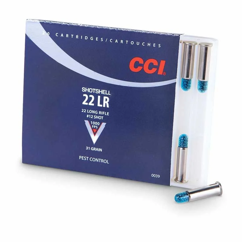 CCI Shotshell 22LR Ammo 31 Grain Lead Shot – 22lr
