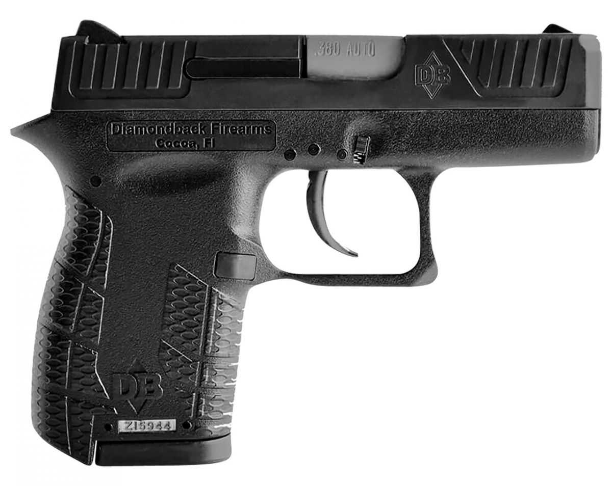 Diamondback DB380 380 Auto (ACP) 2.8in Black & Stainless Pistol – 6+1 Rounds